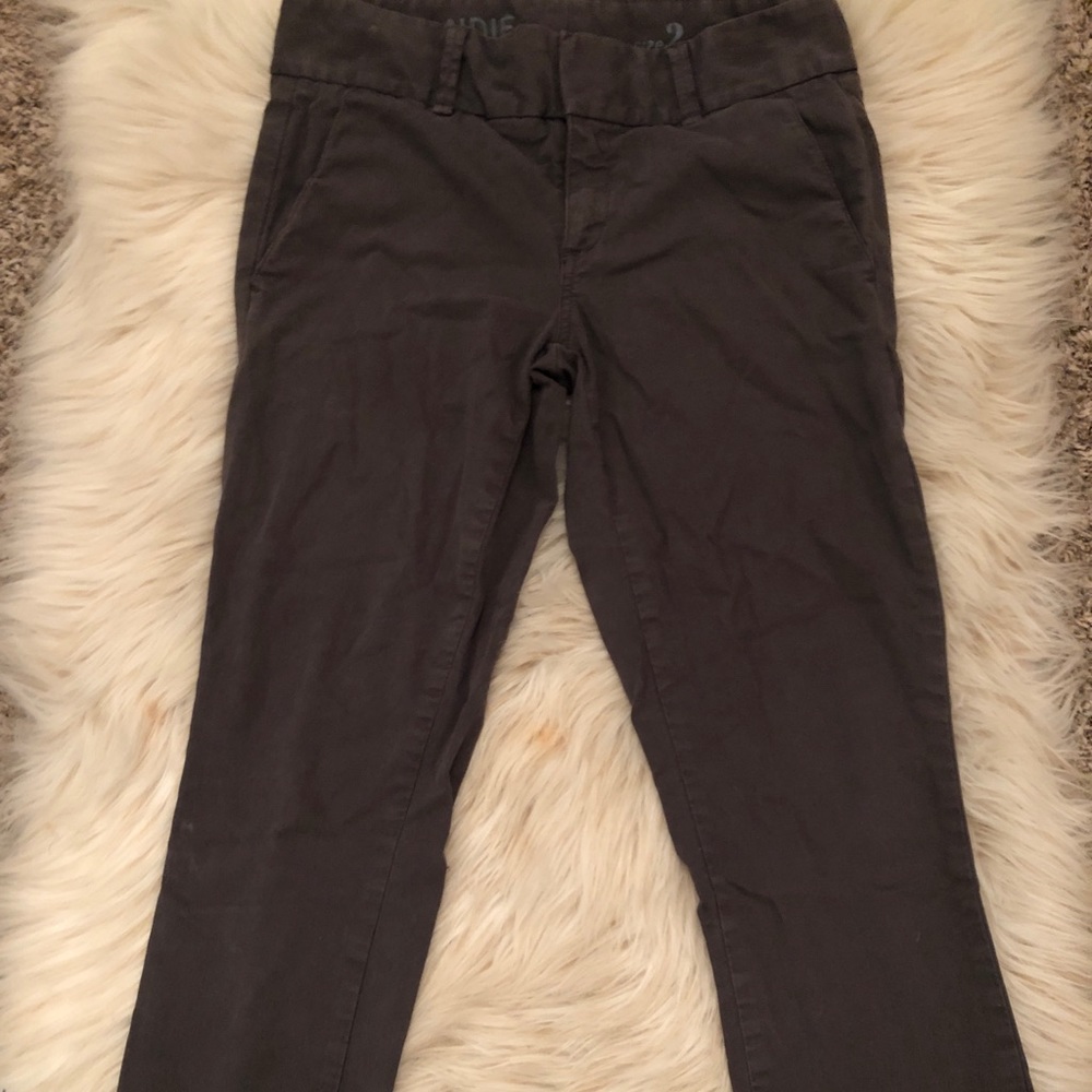 J Crew Charcoal Ankle Pants